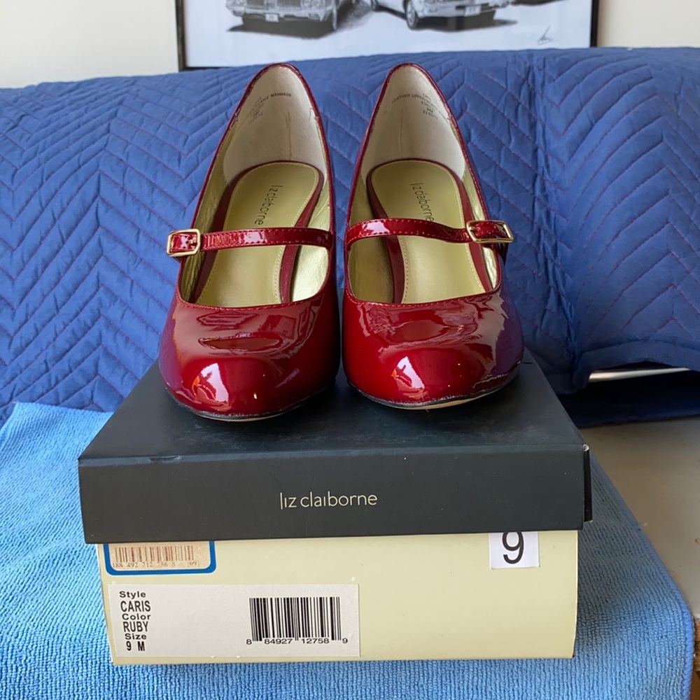 Ruby Red Mary Janes